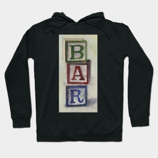 Bar Wooden Blocks Hoodie